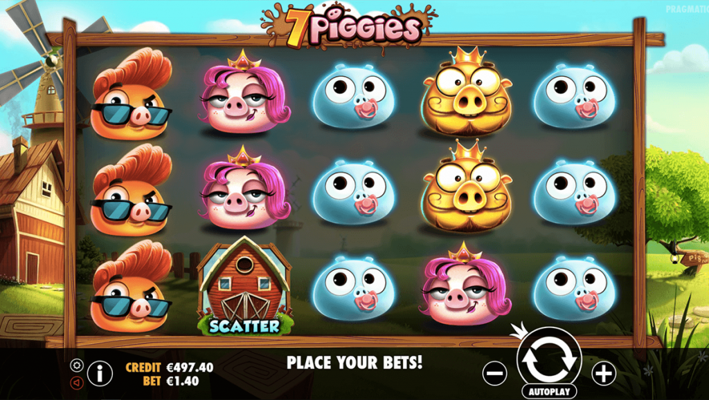 7 Piggies ที่สุดของเกมสล็อตเล่นง่าย