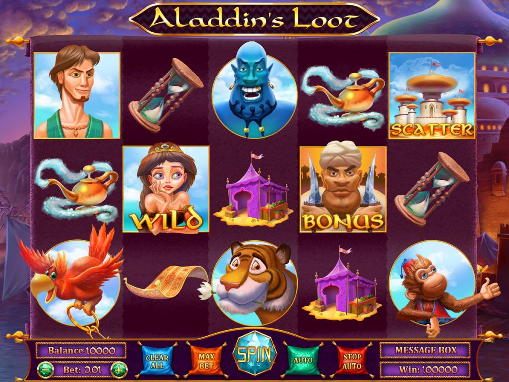 Aladdins Loot สล็อตเว็บตรงเล่นง่าย