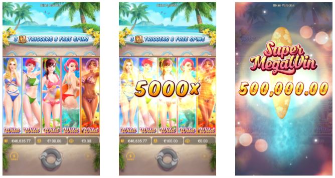 Bikini Paradise เกมสล็อตเล่นง่าย