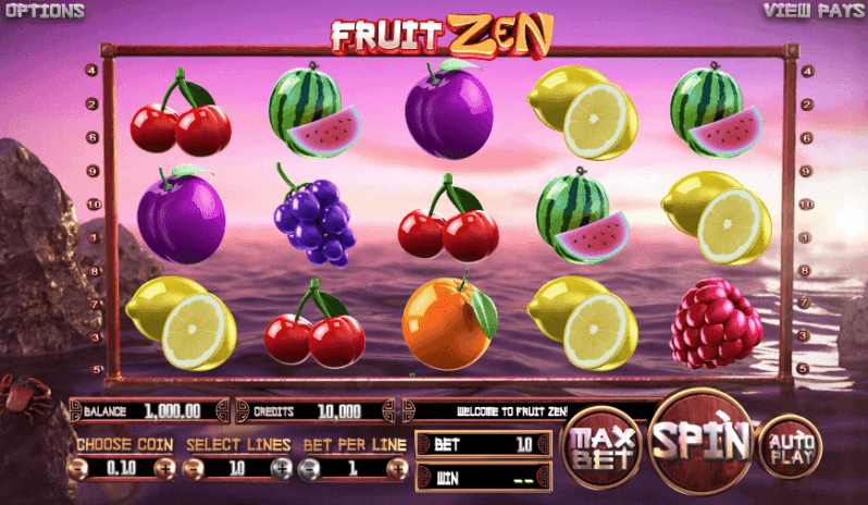 Fruit Zen สล็อตออนไลน์เว็บตรง